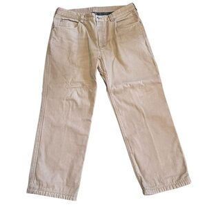 Duluth Trading Flannel Lined Work Pants size 40x30 work gear farm outdoor